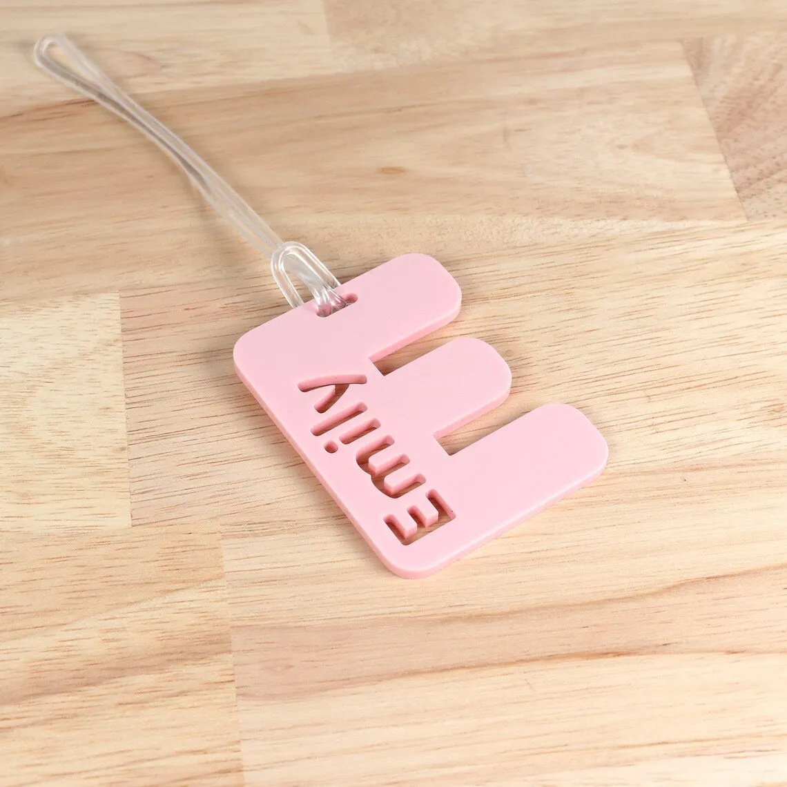 Perspex Personalized Key Charm