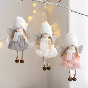 Plush Angel Christmas Tree Decoration