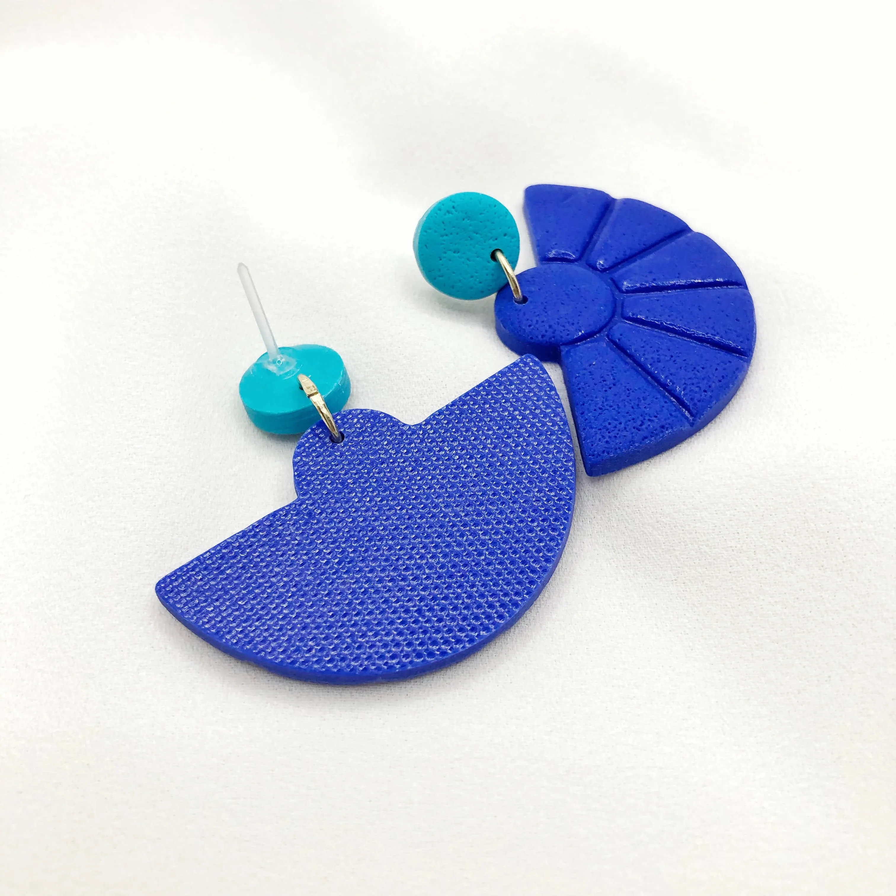 Sea Breeze Handmade Polymer Clay Earrings - Nickel Free Earrings