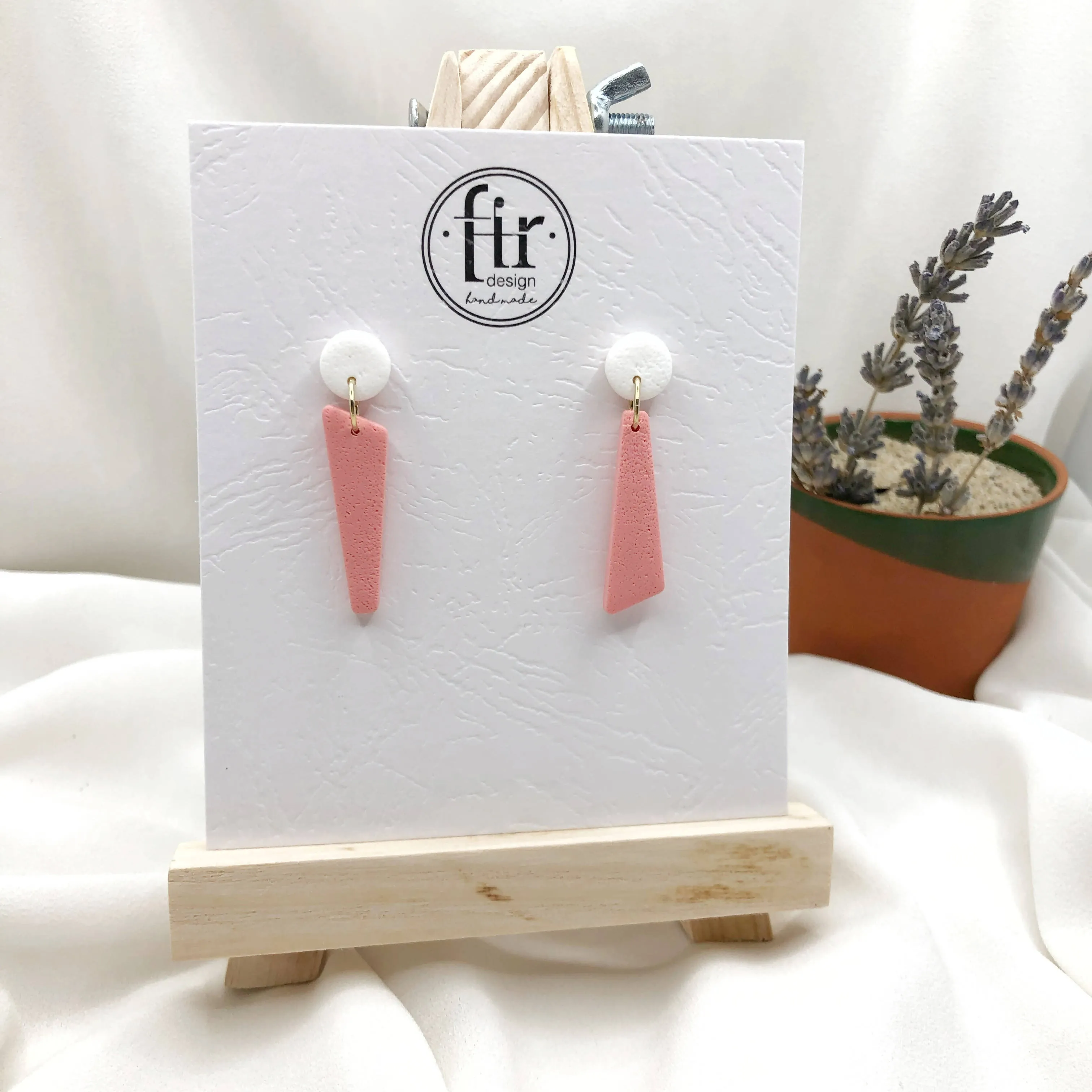 Stylish Asymmetrical Earrings - Anti Allergic Earbacks - Gift for Sister