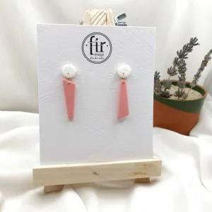 Stylish Asymmetrical Earrings - Anti Allergic Earbacks - Gift for Sister