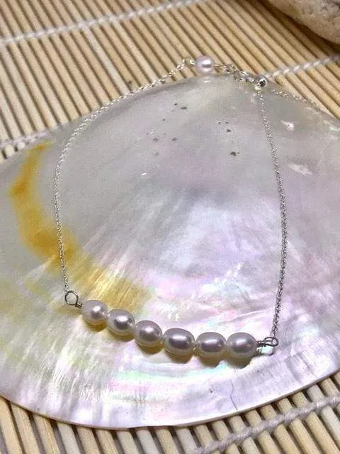 Sunshine Pearl Anklet