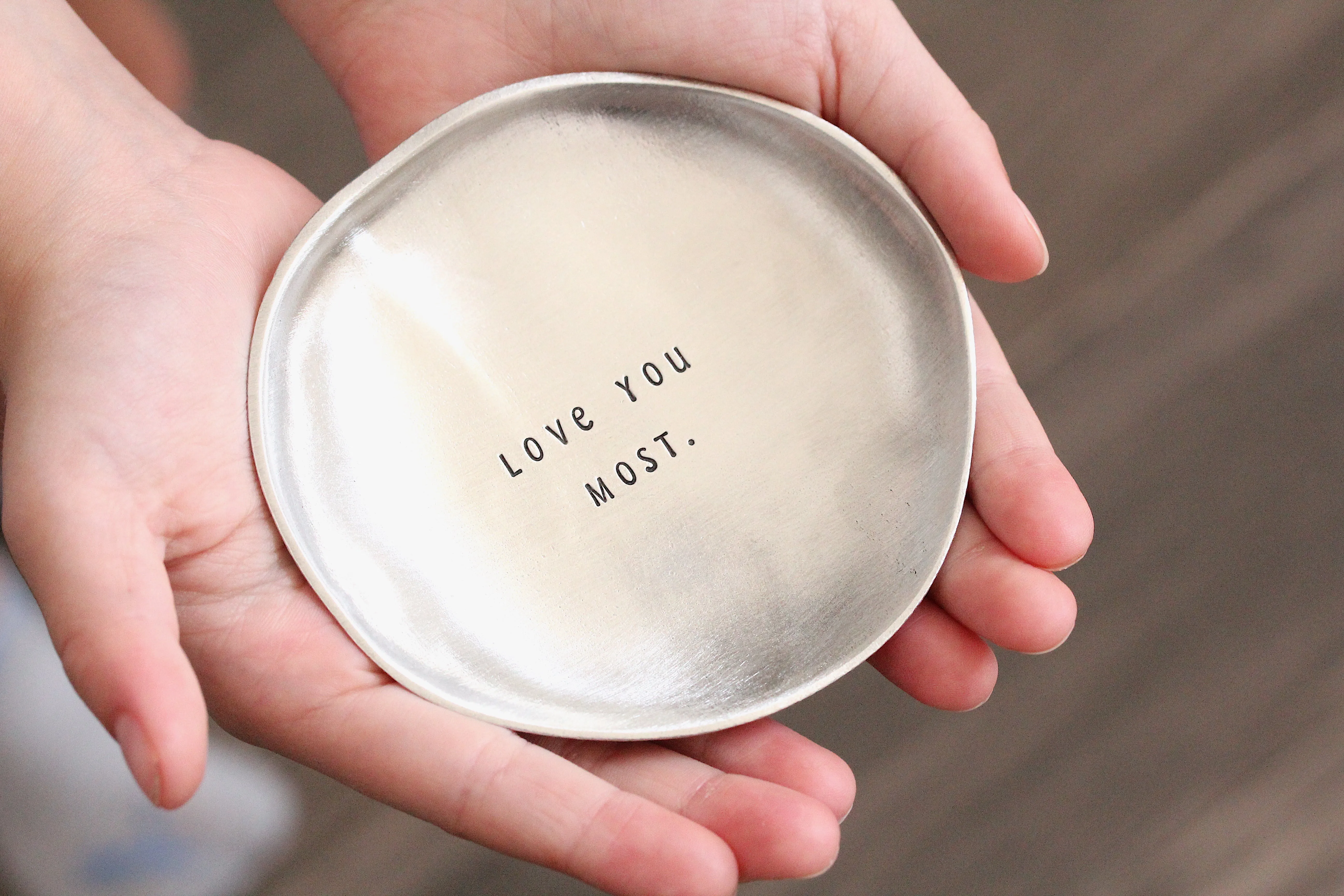 trinket dish {pewter}