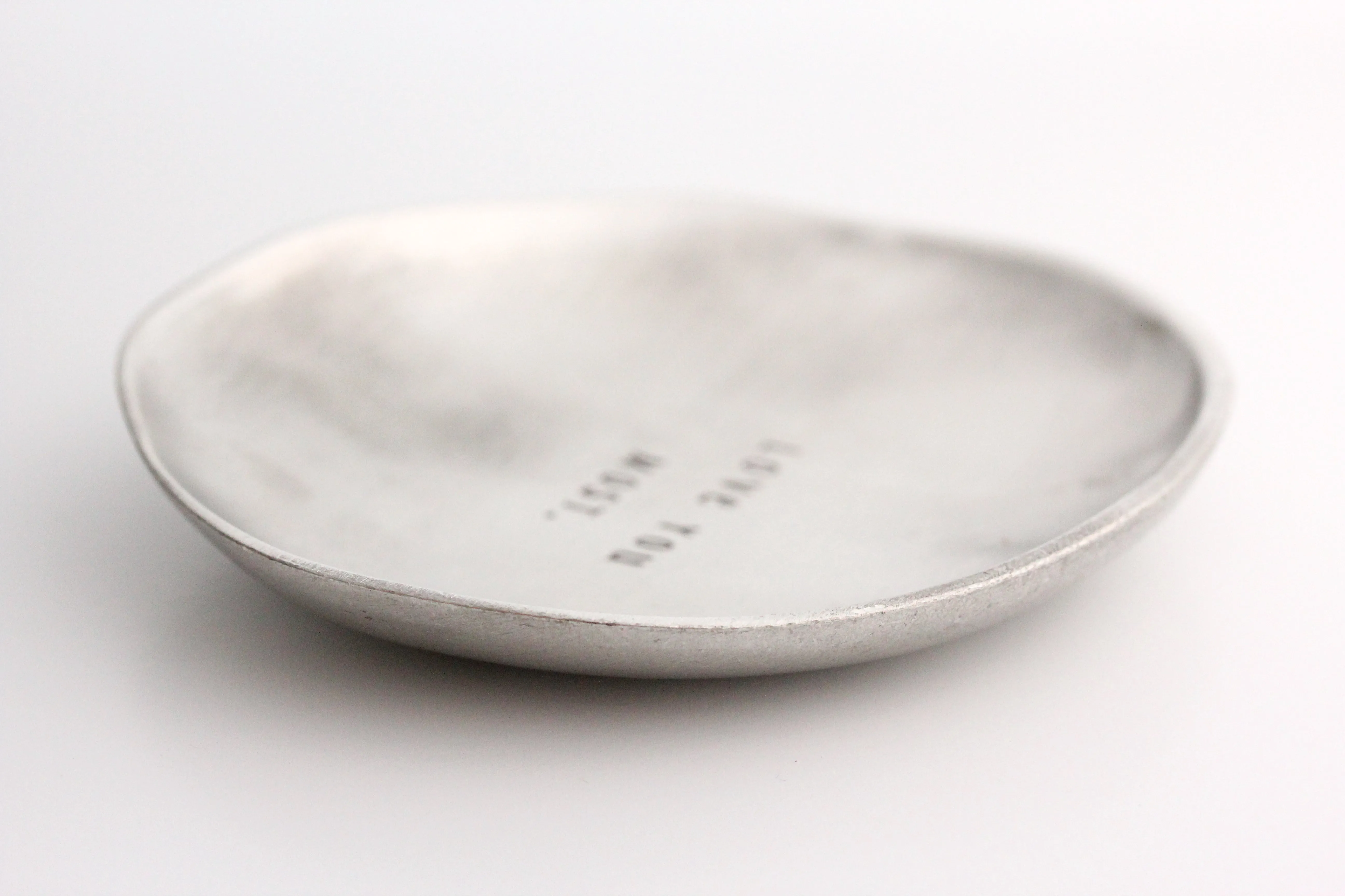 trinket dish {pewter}