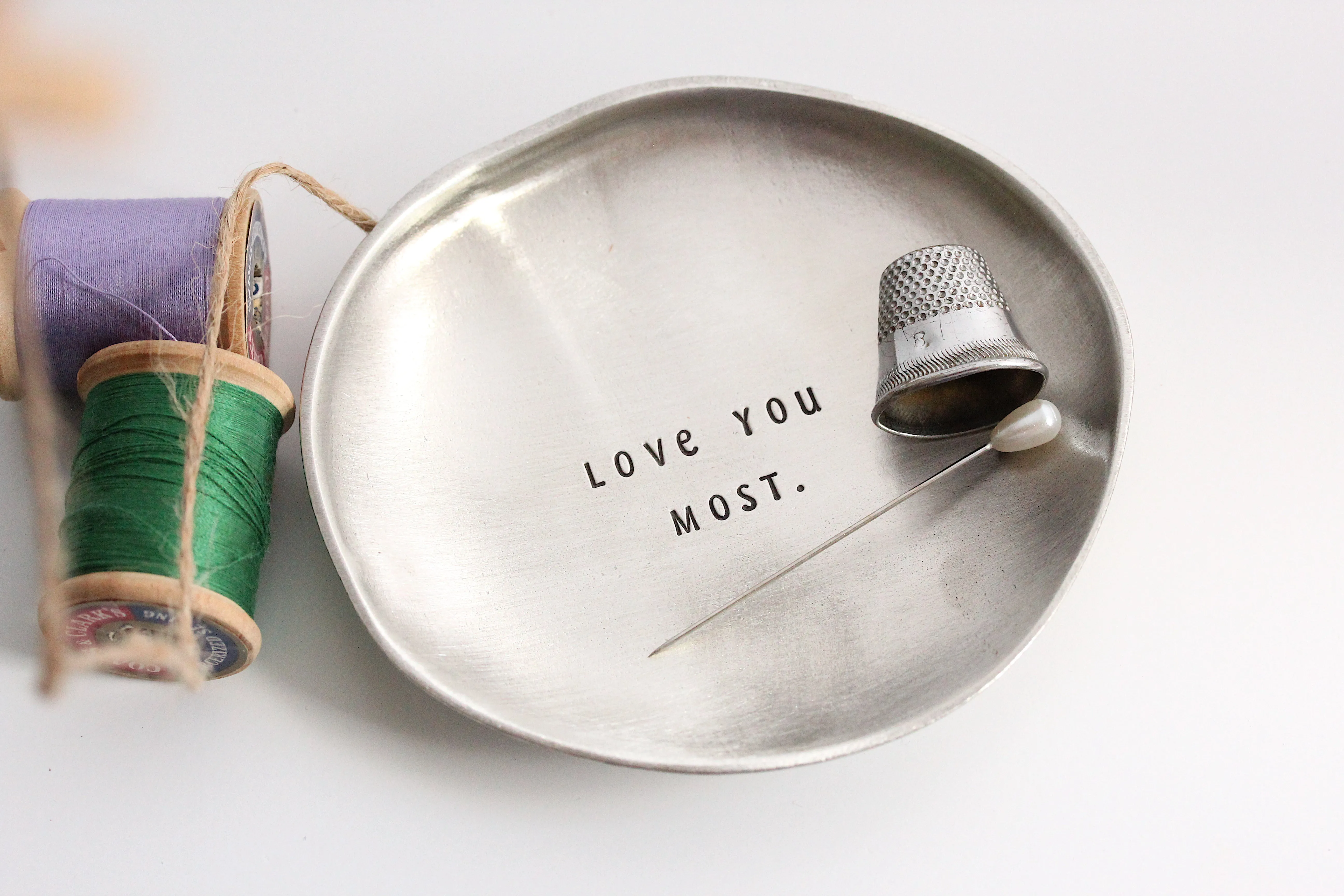 trinket dish {pewter}