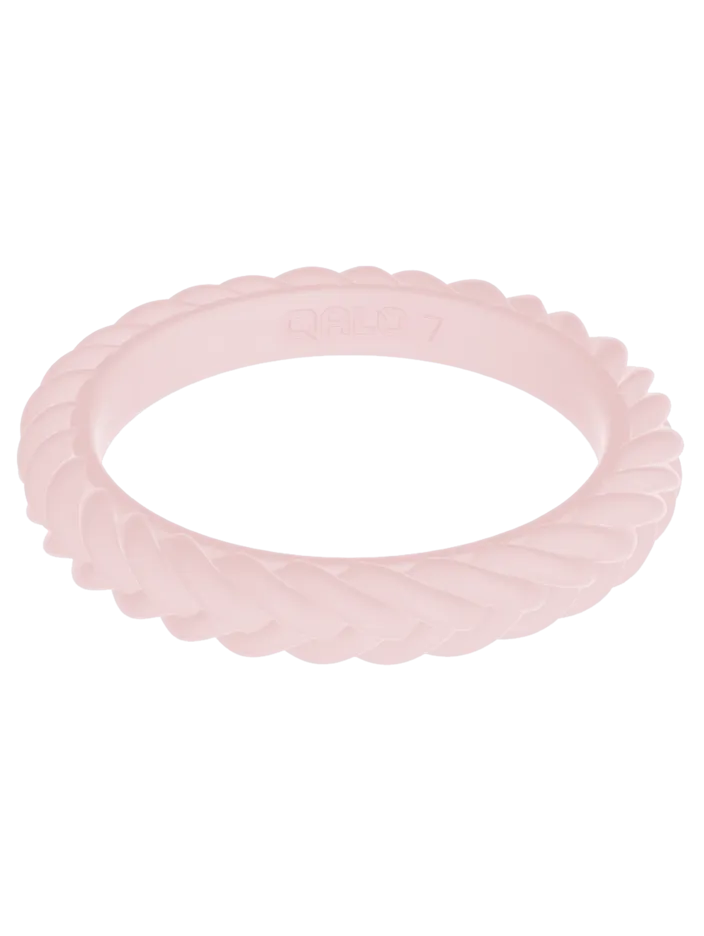 Women's Stackable Braid Silicone Ring