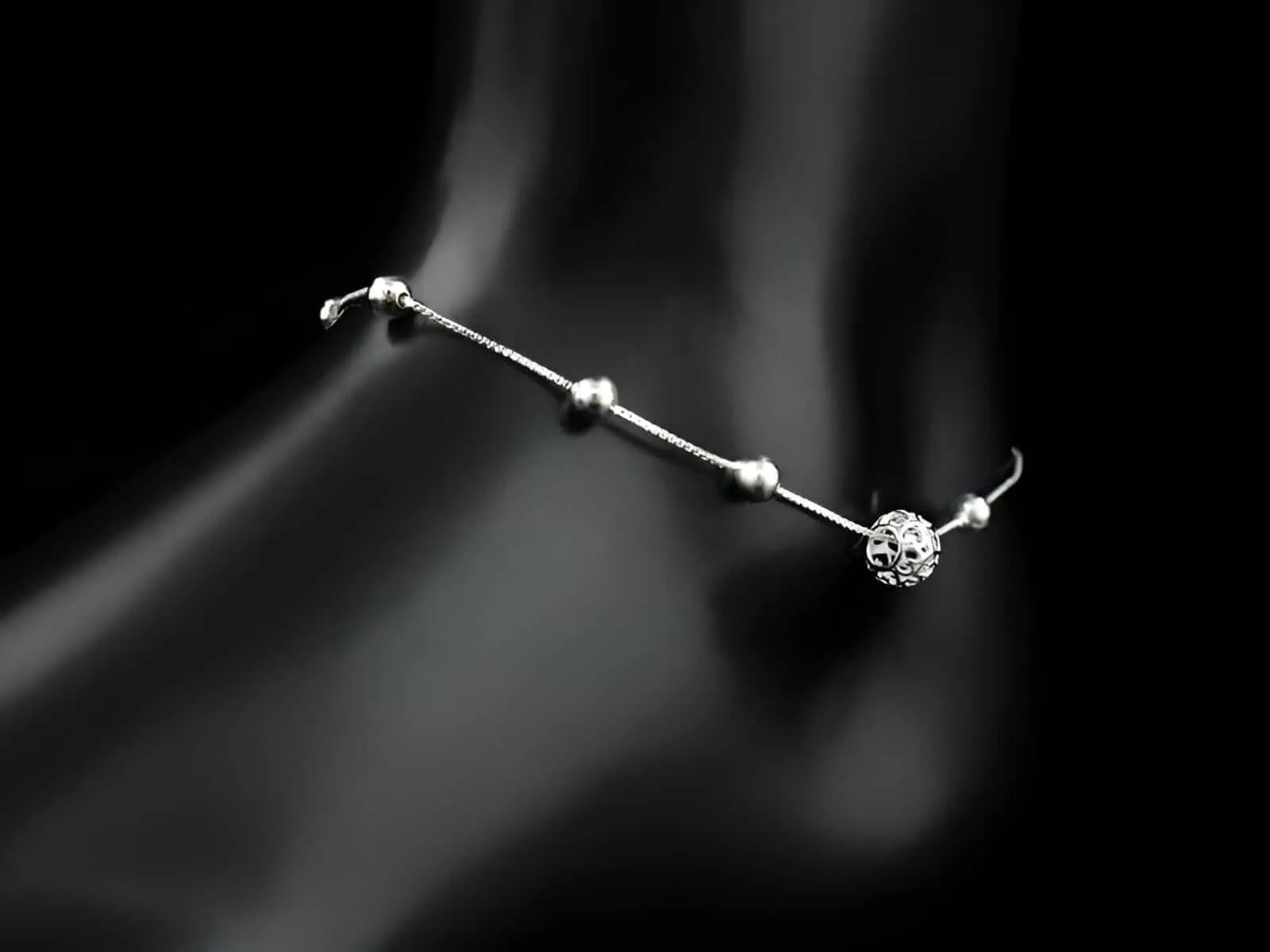 Women's Sterling Silver Anklet