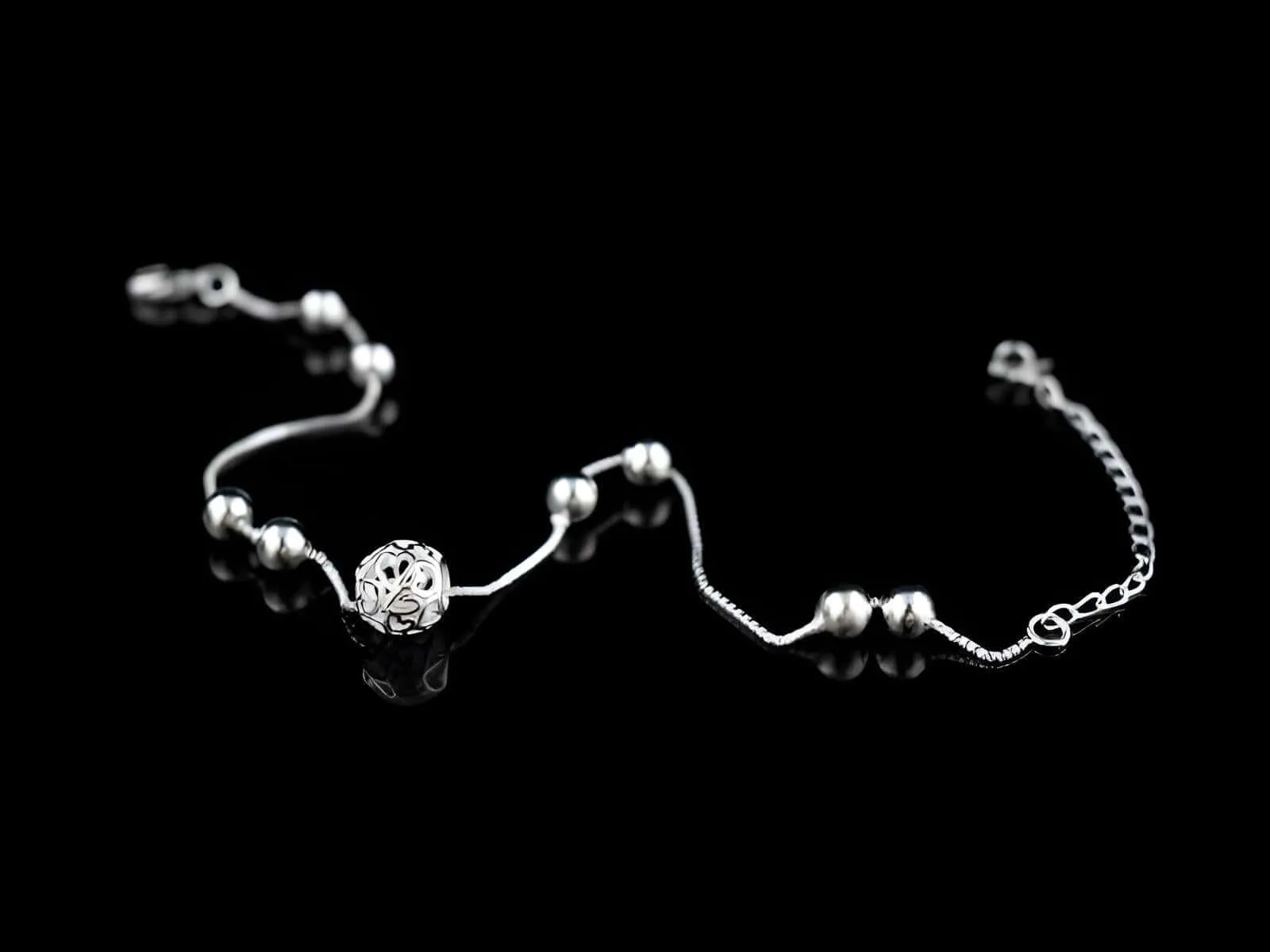 Women's Sterling Silver Anklet